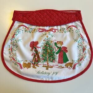Holly Hobbie Christmas apron